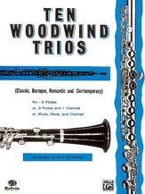 TEN WOODWIND TRIOS FL/CL/OB cover